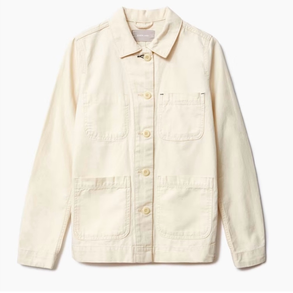 Everlane The Chore Jacket in Ivory